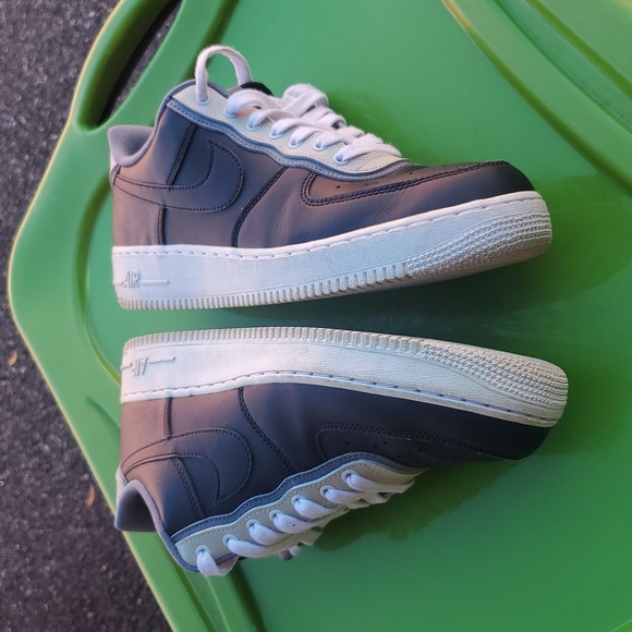 Nike Air Force 1 Low '07 LV8 1Black Pure Platinum , AO2439 002 Sz 10 - Picture 3 of 14